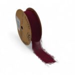FITA C/BORDA DESFIADA 3CMX10MT COR:BORDO