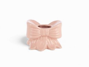 LAÇO CERAMICA C/FURO COR:ROSA