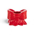 LAÇO CERAMICA C/FURO COR:VERMELHO