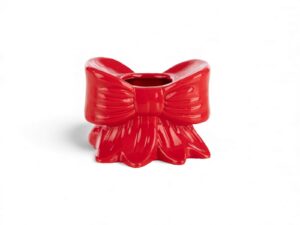 LAÇO CERAMICA C/FURO COR:VERMELHO