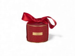 CAIXA C/LAÇO CETIM RED. COR:VERMELHO