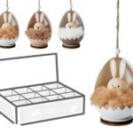 COELHO DECORATIVO C/OVO COR:SORTIDAS