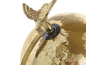 GLOBO TERRESTRE PVC+ALUMINIO