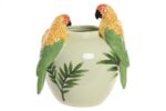 JARRA CERAMICA PAPAGAIO COR:VERDE