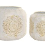 FLOREIRAS METAL COR:BRANCO