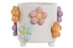 VASO CERAMICA FLORIDO