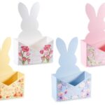 CAIXA PAPEL FIGURA COELHO COR:SORTIDOS