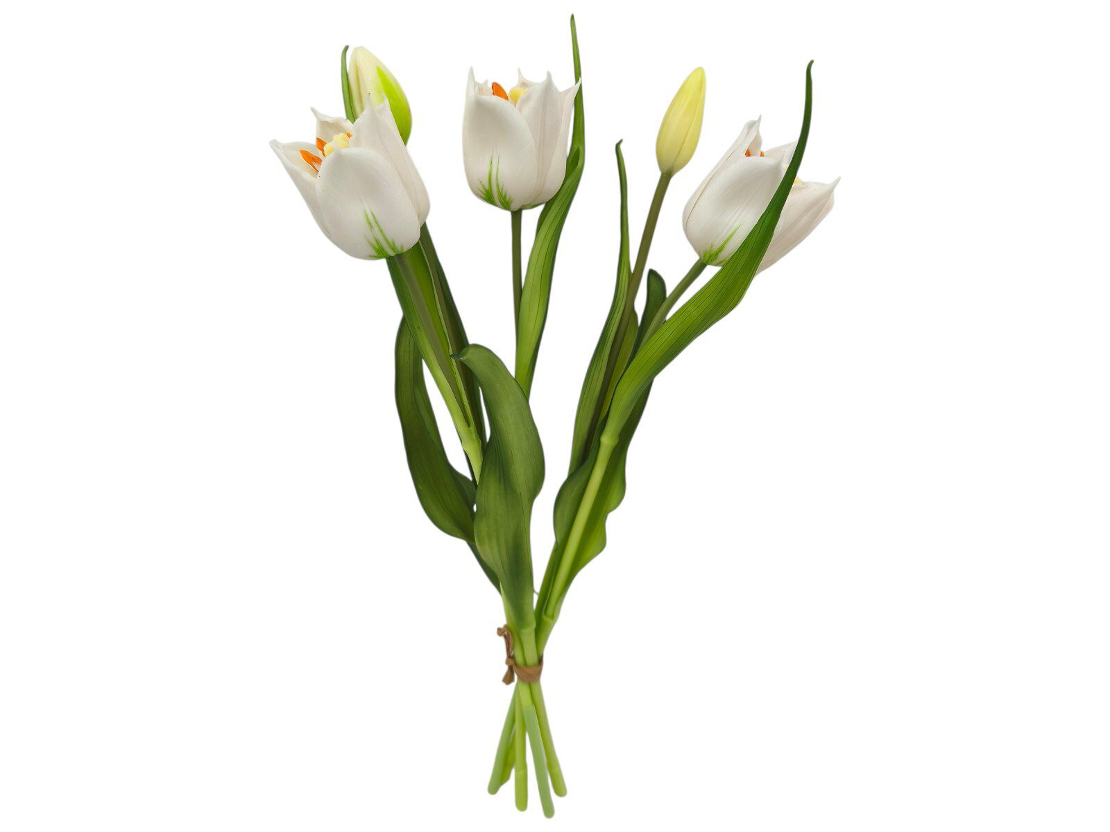 2753 01 ARTIFICIAL- MOLHO TULIPA X5 TOQUE-REAL COR:BRANCO - Image 1