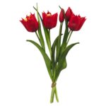 ARTIFICIAL- MOLHO TULIPA X5 TOQUE-REAL COR:VERMELHO