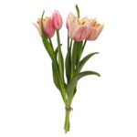 ARTIFICIAL- MOLHO TULIPA X5 TOQUE-REAL COR:ROSA
