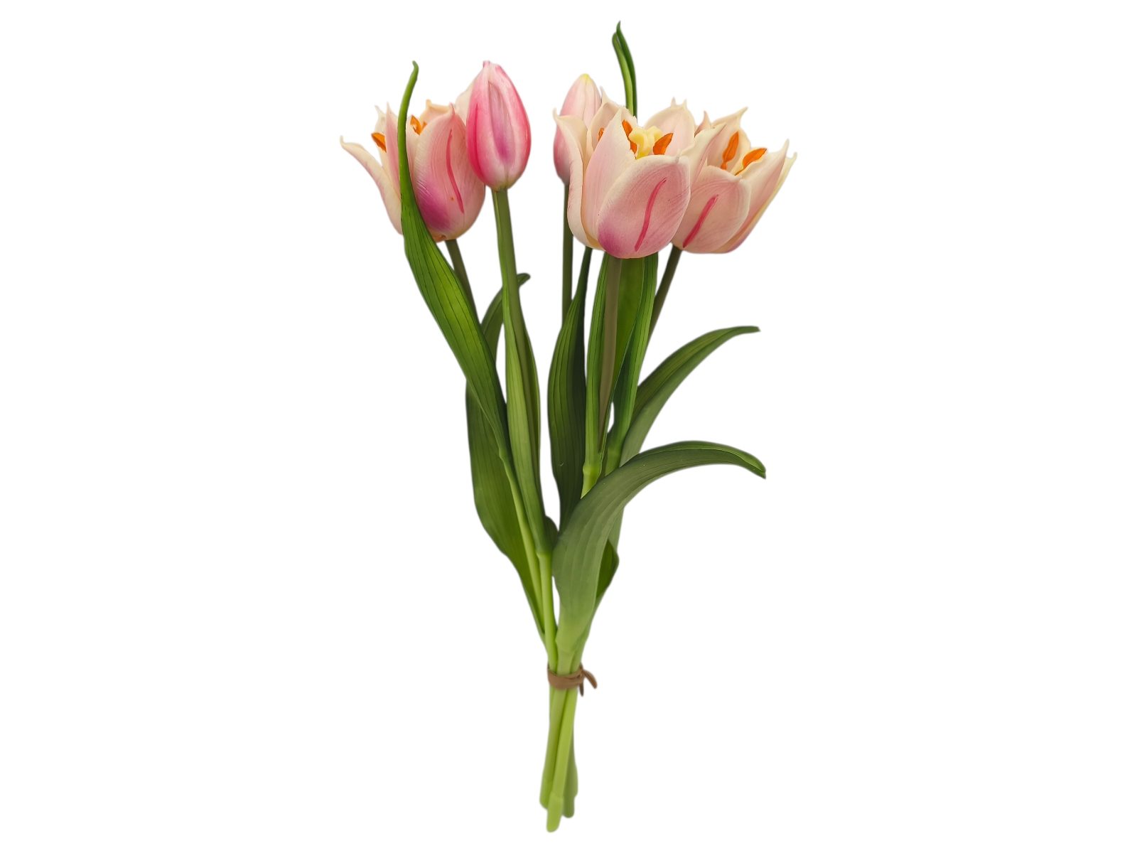2753 12 ARTIFICIAL- MOLHO TULIPA X5 TOQUE-REAL COR:ROSA - Image 1