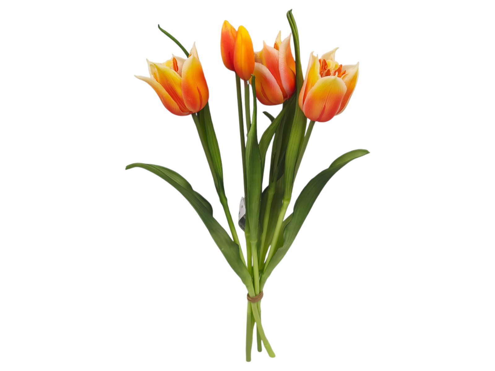 2753 15 ARTIFICIAL- MOLHO TULIPA X5 TOQUE-REAL COR:LARANJA - Image 1