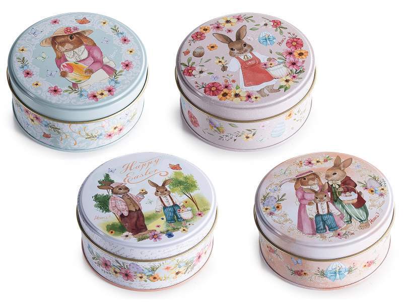 533472 LATA REDONDA MOTIVOS PRIMAVERA SORTIDAS - Image 1