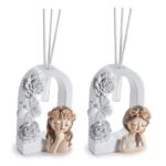 ARCO C/FLOR MENINA MIKADO RESINA