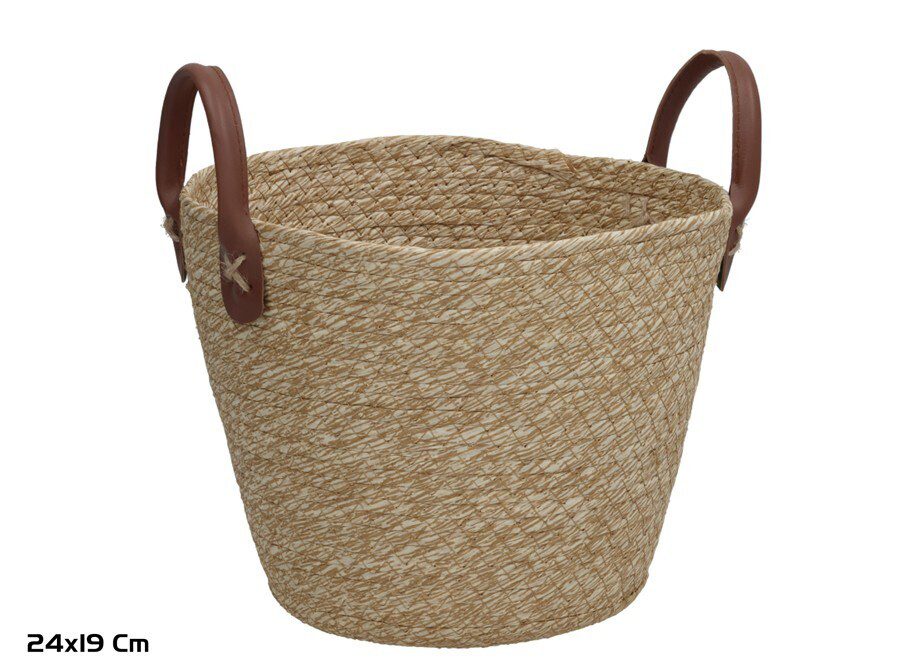 8445393569369 CESTO FIBRA NATURAL C/PEGAS COR:NATURAL - Image 1