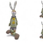 COELHINHO DA PASCOA COM PERNAS BALANCANTES, POLIESTER