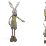 COELHINHO DA PASCOA EM PE, POLIESTER