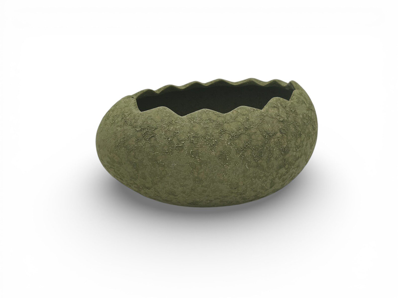 F61.000540.7 CERAMICA- OVO PINTAS DEITADO COR:VERDE AREADO - Image 1