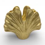 CERAMICA- JARRA CORAL GRD. COR:OURO