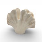 CERAMICA- JARRA CORAL PEQ. COR:CREME