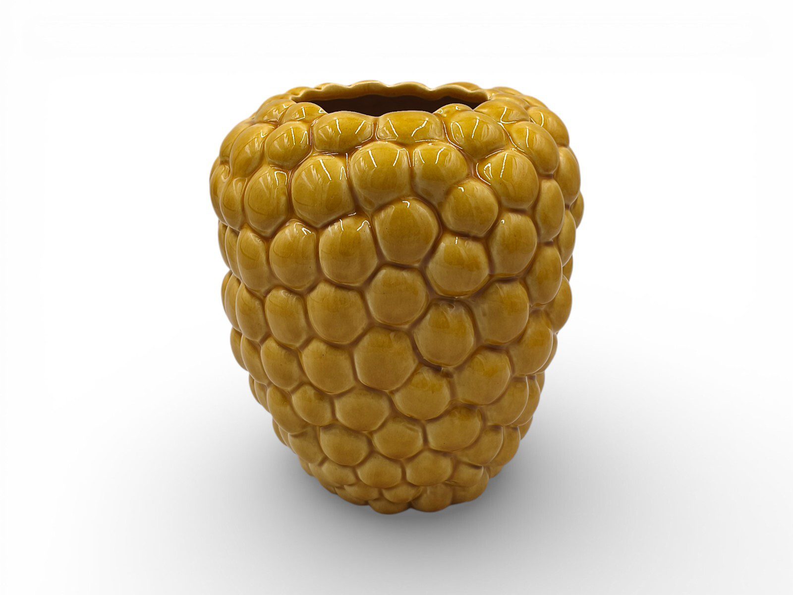 F61.000594.2 CERAMICA- JARRA GRD. UVAS COR:MEL VIDRO - Image 1