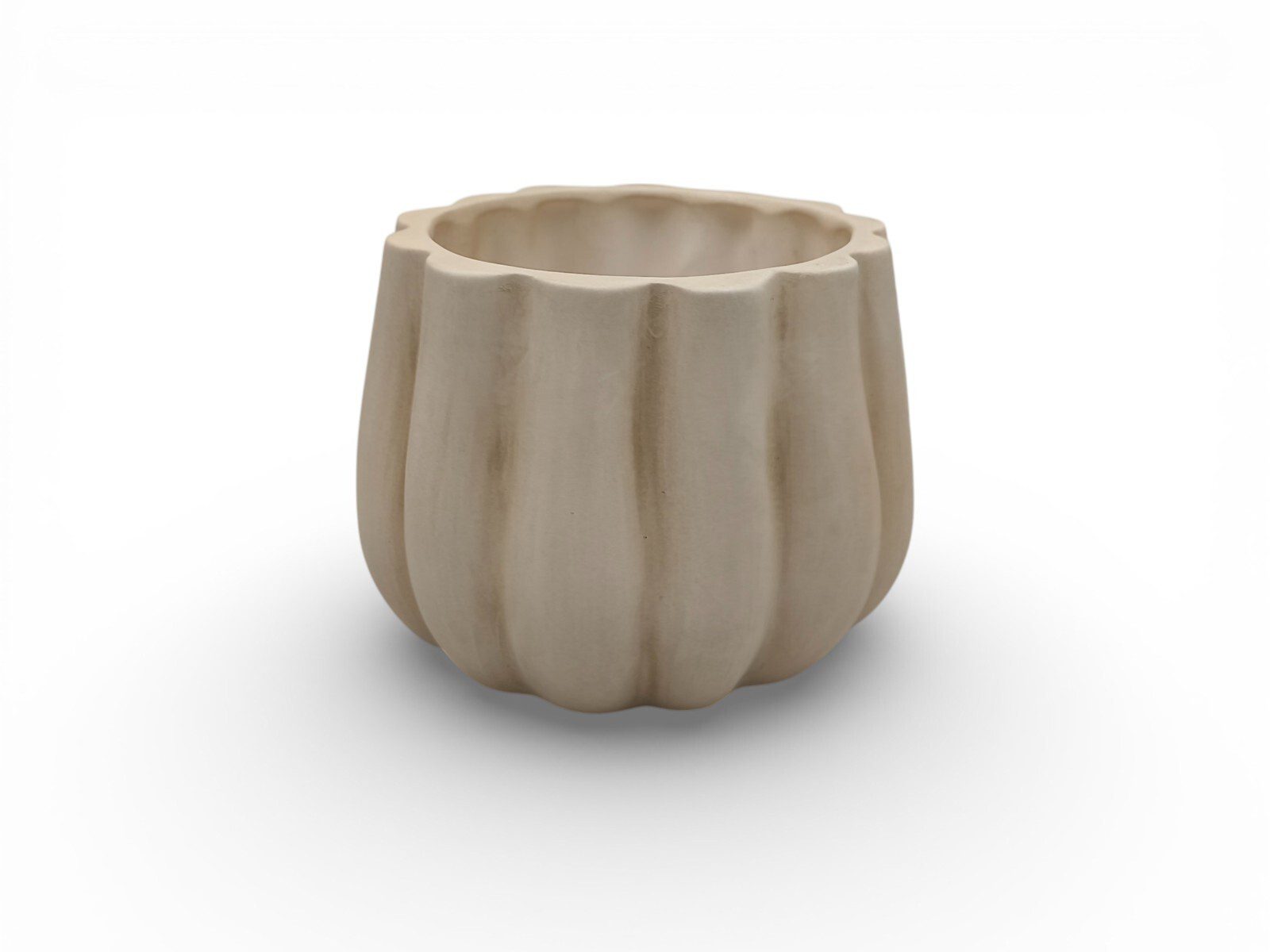 F61.000600.2 CERAMICA- VASO TULIPA COR:BEGE - Image 1