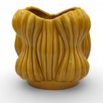 CERAMICA- VASO GOMOS GRANDE COR:MEL VIDRO