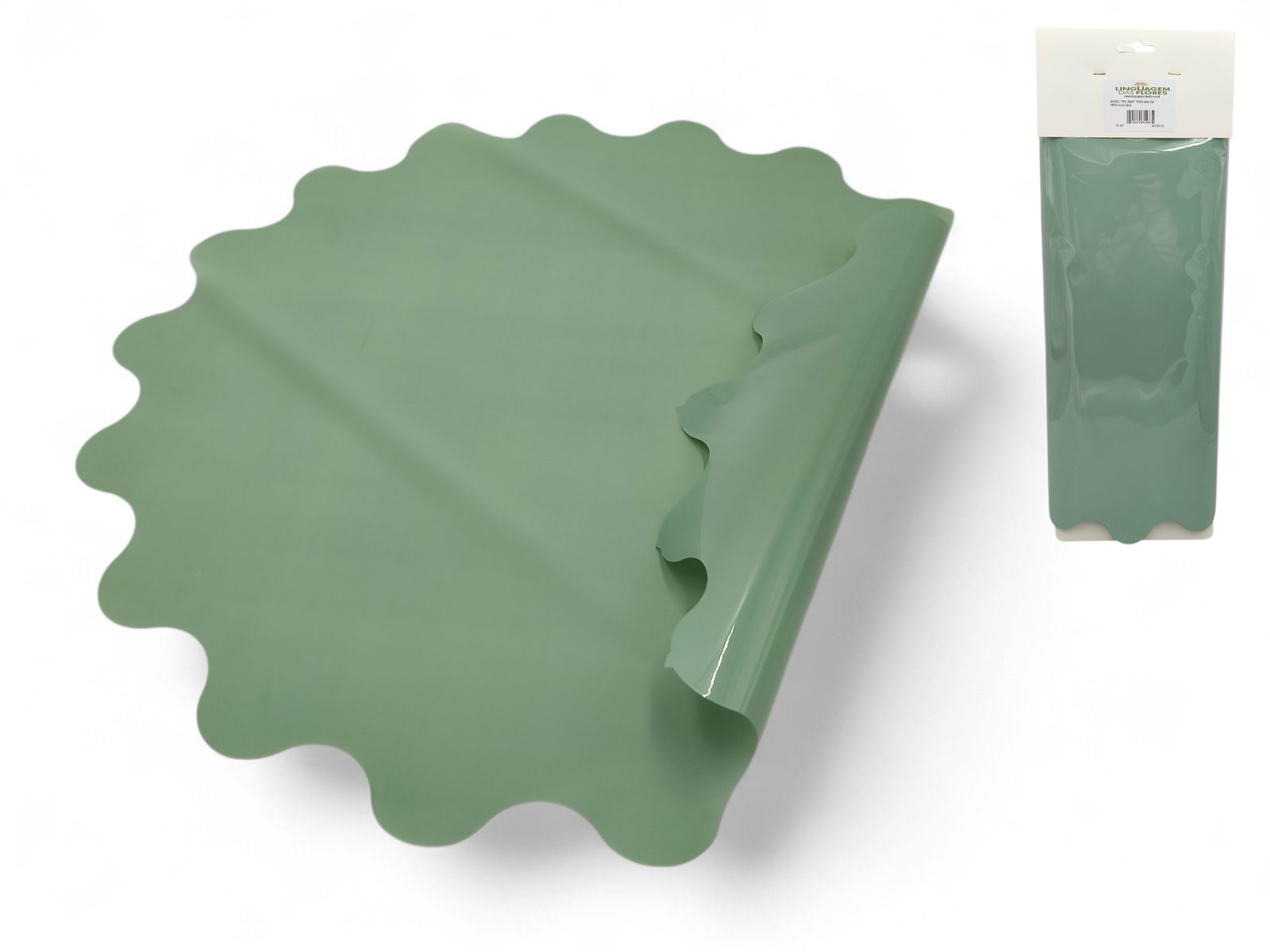 N10055 NAPERON 50UNID DIA.48CM COR:VERDE SALVIA - Image 1