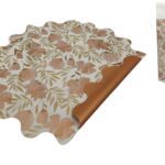 NAPERON POPY 50UNID DIA.48CM COR:CASTANHO