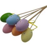 CONJ.6 OVOS C/PICO COLORIDOS 30CM