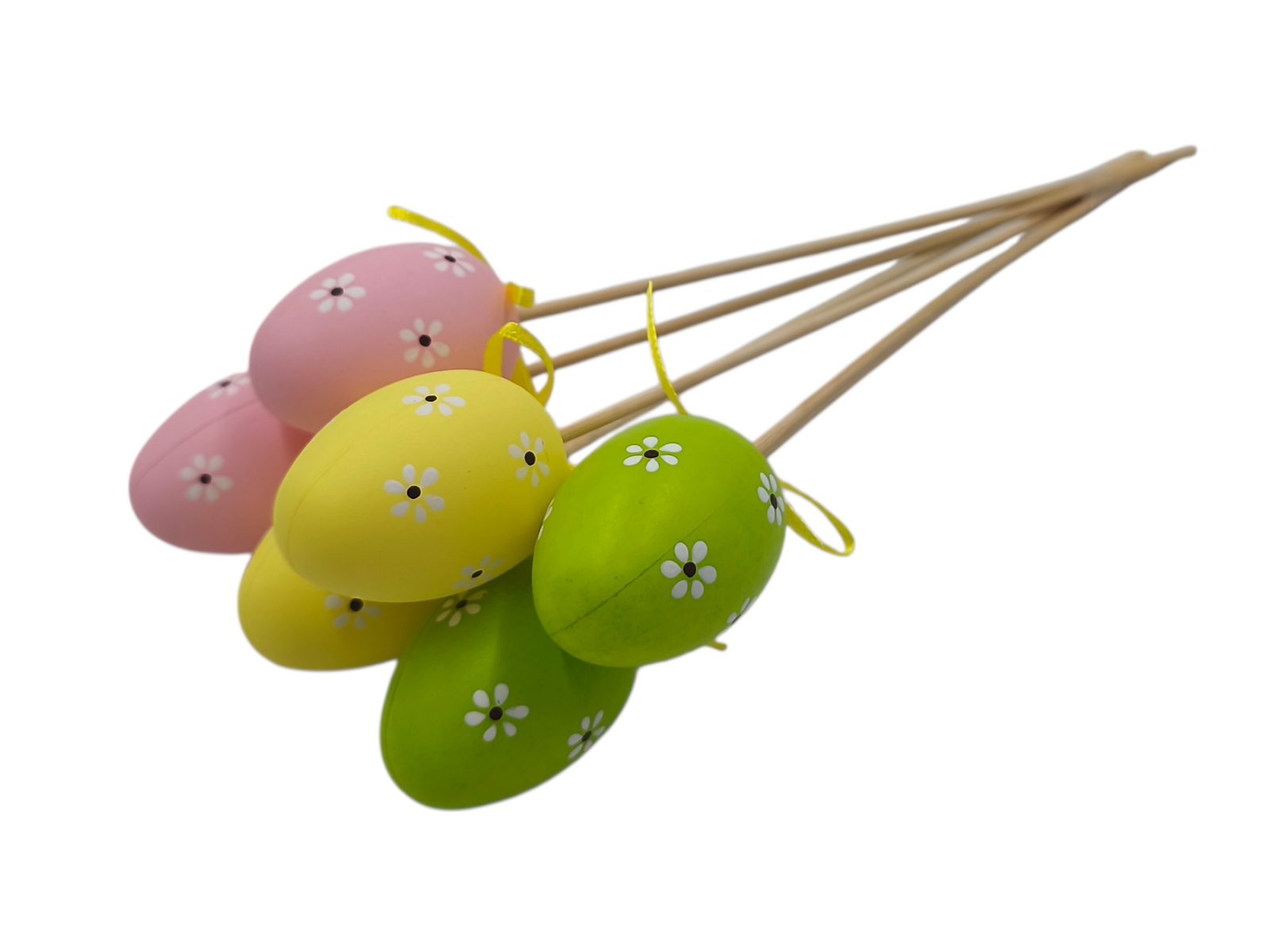 03.002129. CONJ.6 OVOS C/PICO COLORIDOS 30CM - Image 1