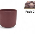 VASO DAISY CERAMICA COR:ROSA