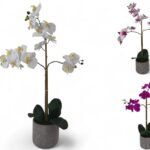 ORQUIDEAS ARTIFICIAL C/VASO X13 COR: SORTIDAS