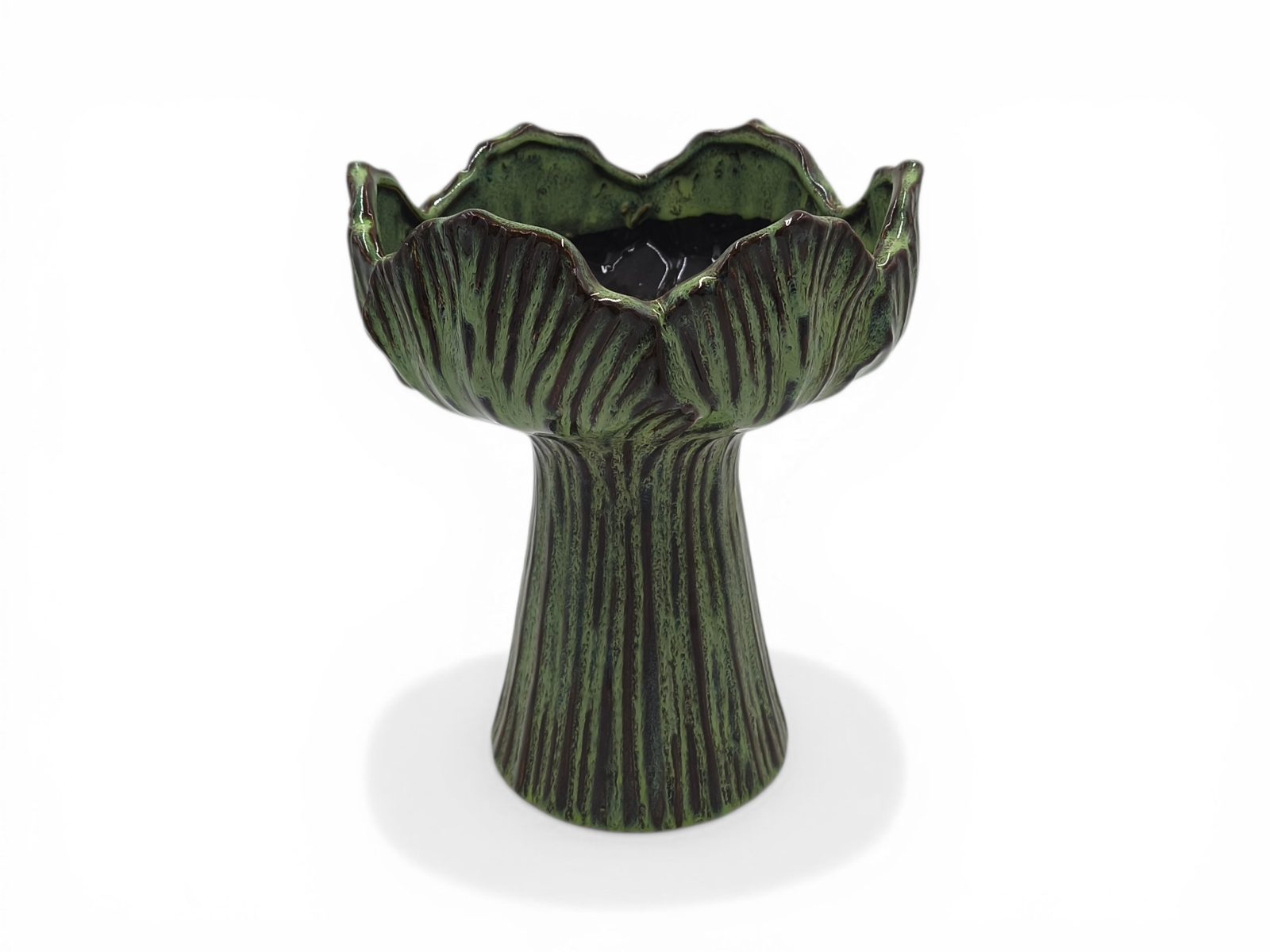 131.000030 JARRA FLOR CERAMICA COR:VERDE - Image 1