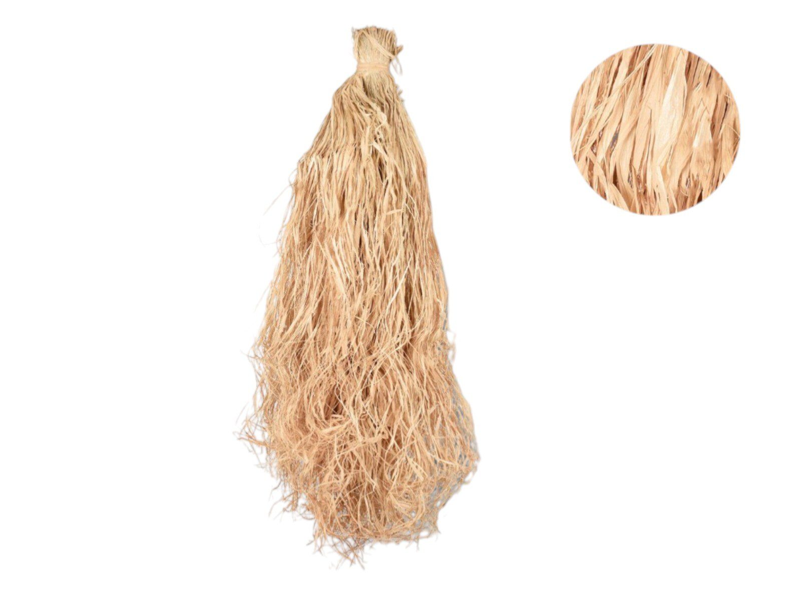 131.000035 TRANÇA RAFIA 1KG APROXIMD. COR:NATURAL - Image 1