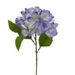 ARTIFICIAL- PE HORTENSIA TACTO NATURAL COR:AZUL