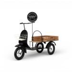 BICICLETA EXPOSITOR METAL+MADEIRA