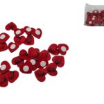 CORAÇAO+JOANINHA 25UNID C/ADESIVO 2CM