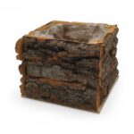 BASE QUADRADA MADEIRA