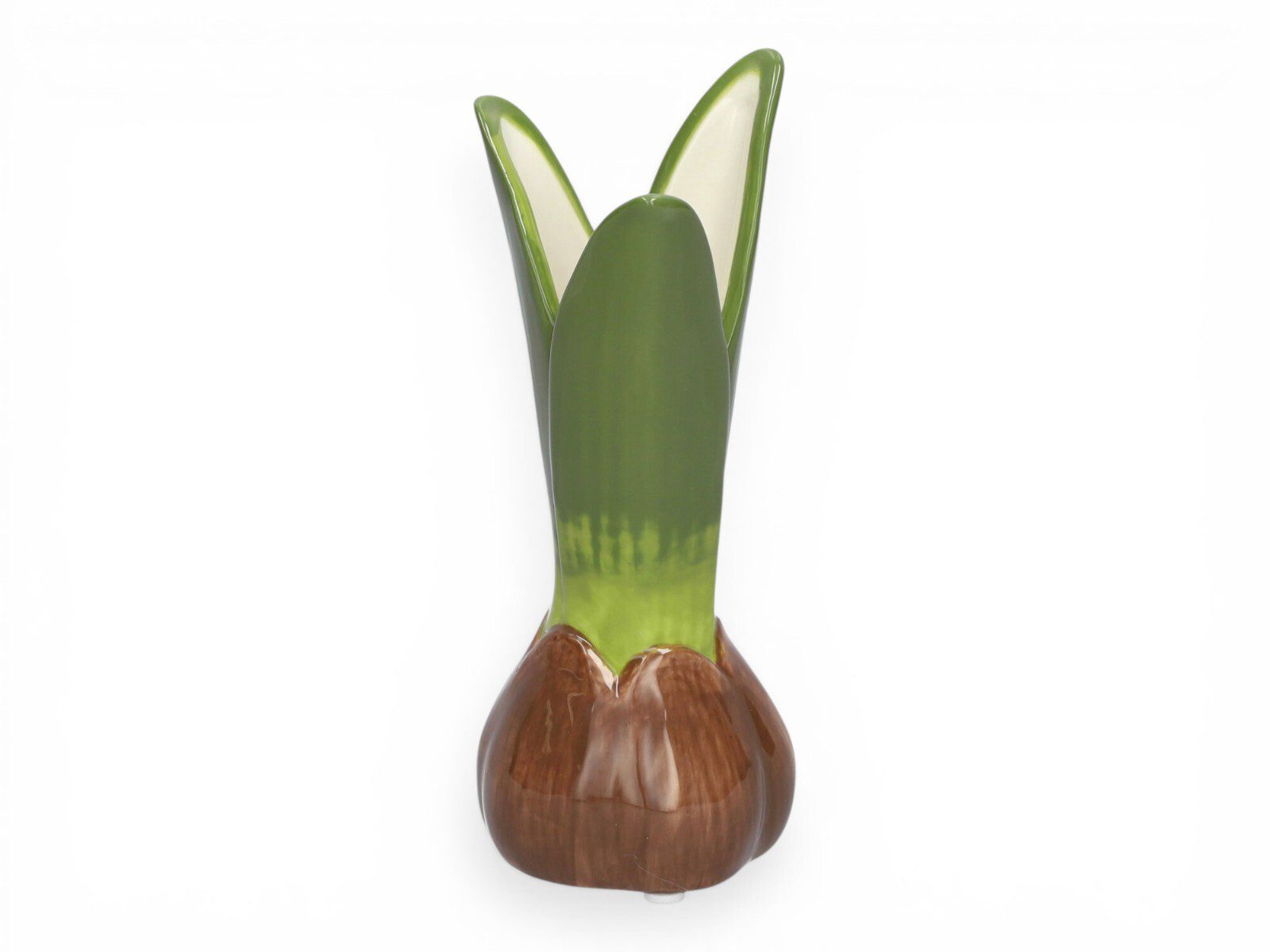 761560200 JARRA PE FLOR C/BOLBO CERAMICA COR:VERDE - Image 1