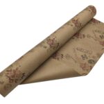 ROLO KRAFT 70CMX40MTS GRAVADO FLORIDO