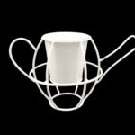 ESTRUTURA METALICA REGADOR C/VASO DIA.9.5X10ALT COR:BRANCO