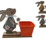 BASE C/COELHO+VASO-13X13X10