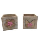 CAIXAS MADEIRA C/APLICAÇAO