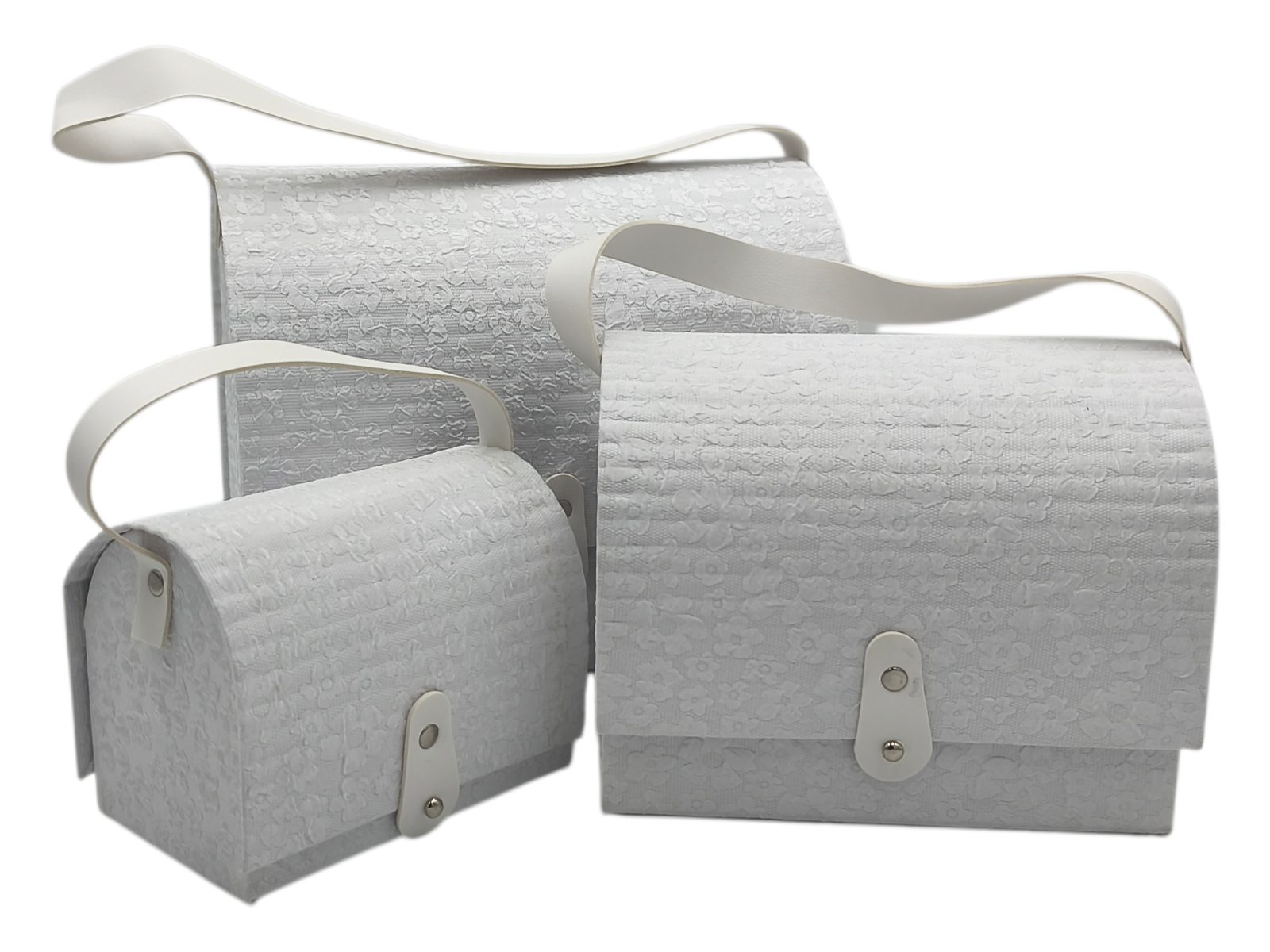 SC0037100BL241914 CONJ.3 BAUS BORDADO FLORIDO COR:BRANCO - Image 1