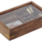 CAIXA MADEIRA C/5 JOGOS