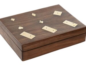 CAIXA MADEIRA C/ 4 JOGOS