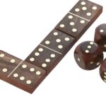 CAIXA MADEIRA C/ 4 JOGOS