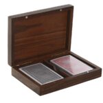 CAIXA MADEIRA C/ 2 JOGOS