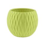 CACHEPOT BOLA CERAMICA P/VASOS 12CM DIA. COR:VERDE